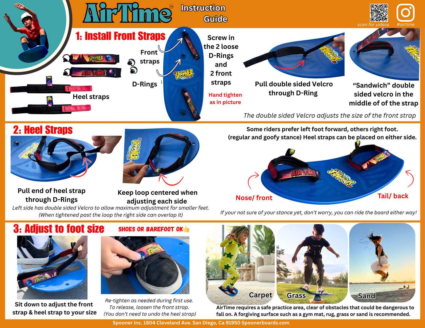 Freestyle Board - AirTime Package with Footstraps and AirBall